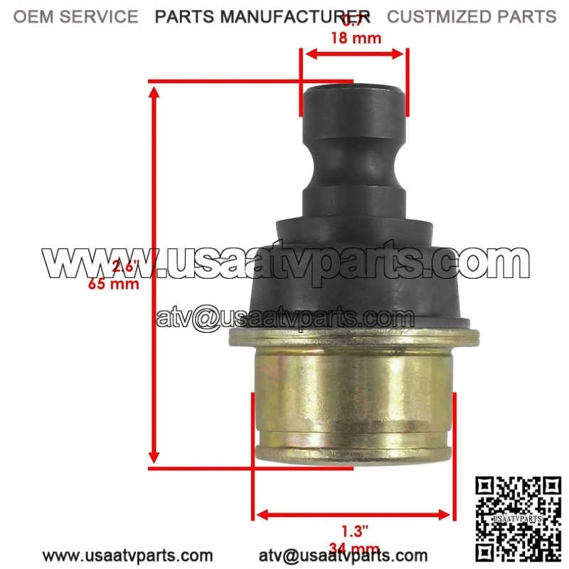 Can-Am Commander 1000 4X4 2011-2012 Front Suspension Lower Upper Ball Joint - Image 3