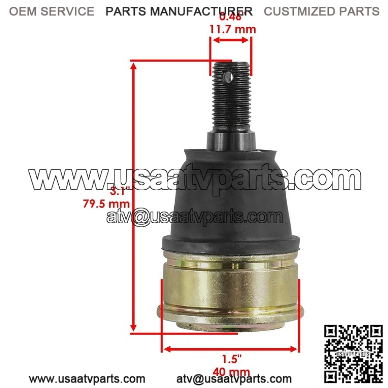 Honda 51355-HM8-005 Lower A-Arm Ball Joint - Image 2