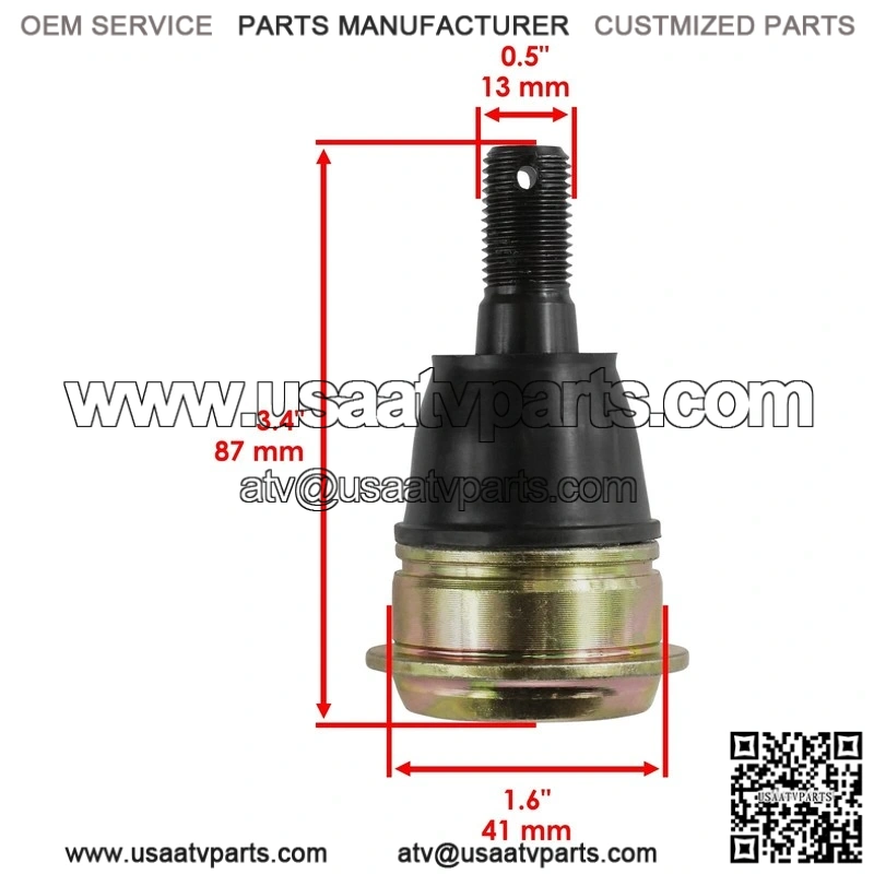 John Deere Xuv Gator 625I 825I Gas 2 Front Knuckle Lower Upper Ball Joint - Image 2
