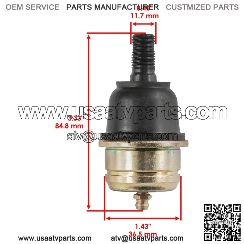 Bombardier Can-Am DS650 2000-2005 Complete Upper And Lower Ball Joints Set - Image 2
