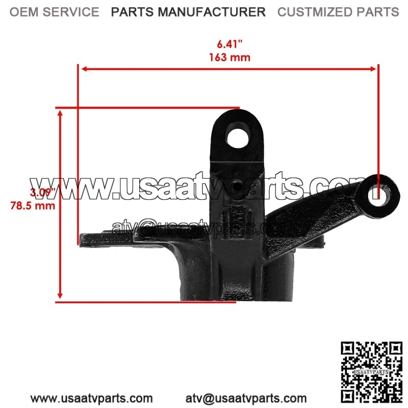 Yamaha Grizzly 660 YFM660 2003-2008 Steering Knuckle & Lower Ball Joint - Image 3