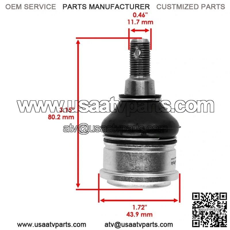 Honda Big Red 700 MUV700 2009-2013 Front Lower Ball Joint - Image 2