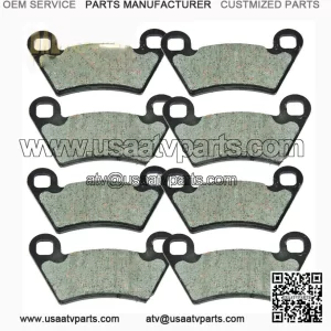 Front & Rear Brake Pads for 2011-2014 Polaris Ranger 500 Midsize 4x4 | 2012 & 2013 Models