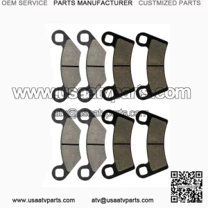 Complete Brake Pad Set for Polaris RZR 800 EFI (2008-2014) | Front and Rear Replacement Pads