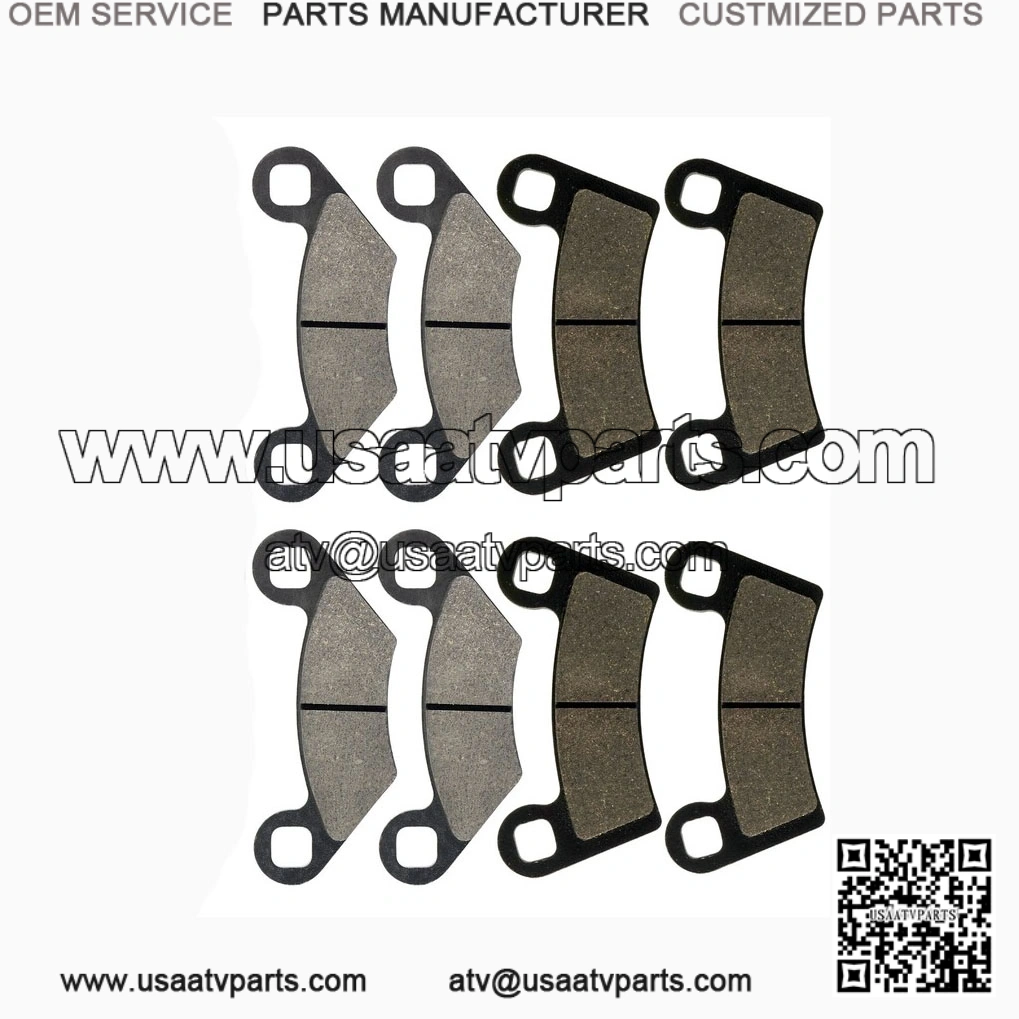 Complete Brake Pad Set for Polaris RZR 800 EFI (2008-2014) | Front and Rear Replacement Pads