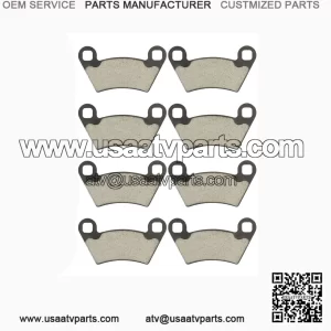 Brake Pads Set for Polaris Ranger XP 700 4x4 & 6x6 EFI (2005-2007) | Front and Rear Replacement