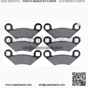 Front and Rear Brake Pads for Polaris Sportsman 400, 450, 500, 550, 570, 800, 850 & Scrambler | Multi-Model Fit