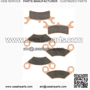 for Polaris Sportsman 700 Mv7 2004 2006 Sintered Front & Rear Brake Pads