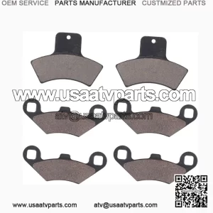 Front & Rear Brake Pads for Sportsman 500 4X4 HO Scrambler 400 Trail Blazer 250
