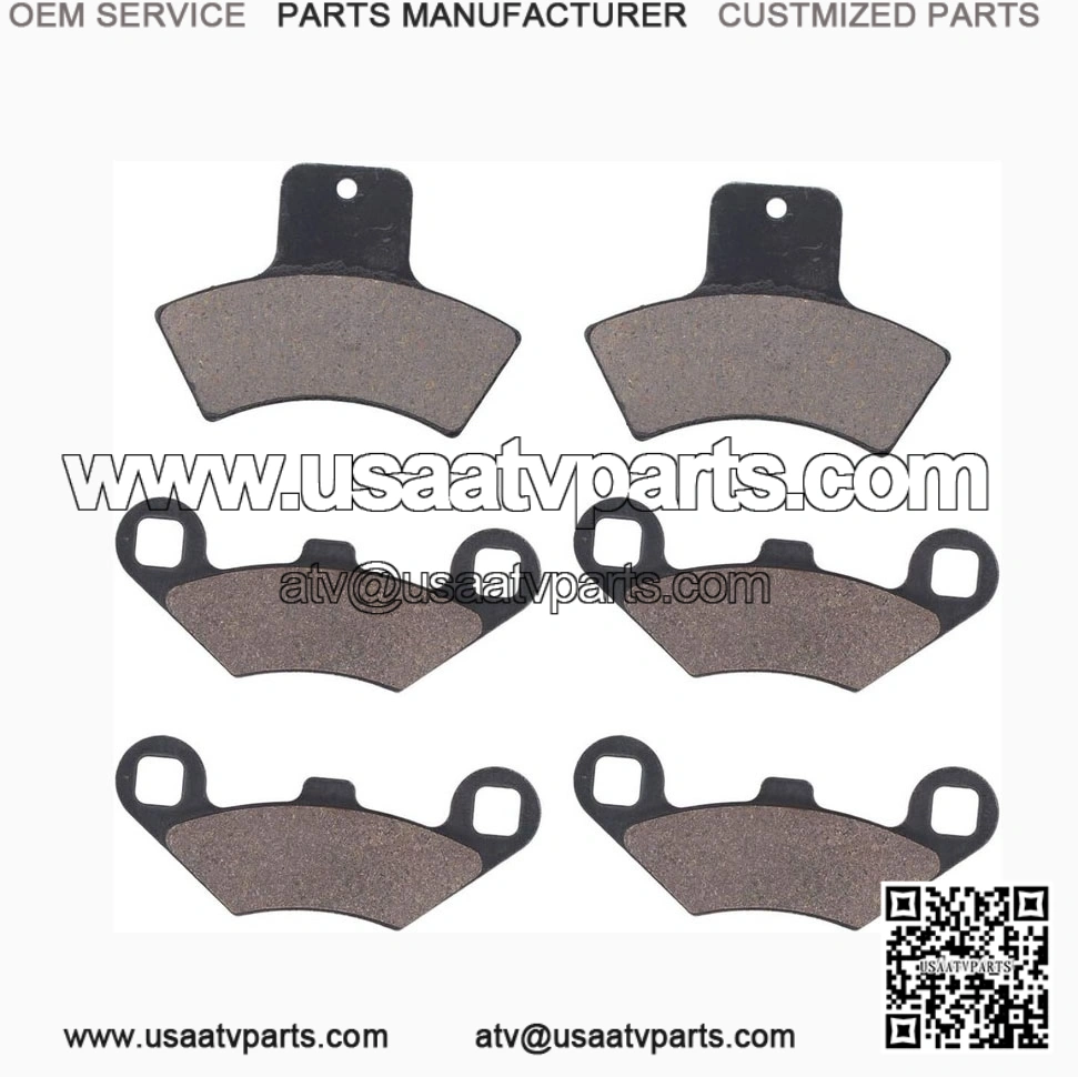 Front & Rear Brake Pads for Sportsman 500 4X4 HO Scrambler 400 Trail Blazer 250