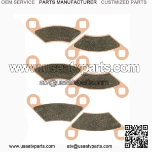 Front & Rear Brake Pads for Polaris Sportsman 570 Touring 2014-2020 / ETX 2015