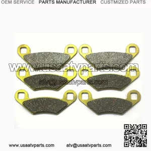 MC Front Rear Brake Pads for Polaris Sportsman 570 Touring Tractor EFI X2 EPS