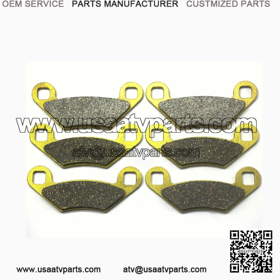 MC Front Rear Brake Pads for Polaris Sportsman 570 Touring Tractor EFI X2 EPS