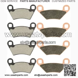2x Front & Rear Brake Pads for Polaris Sportsman 570 X2 EPS 2015-2016 2018-2021
