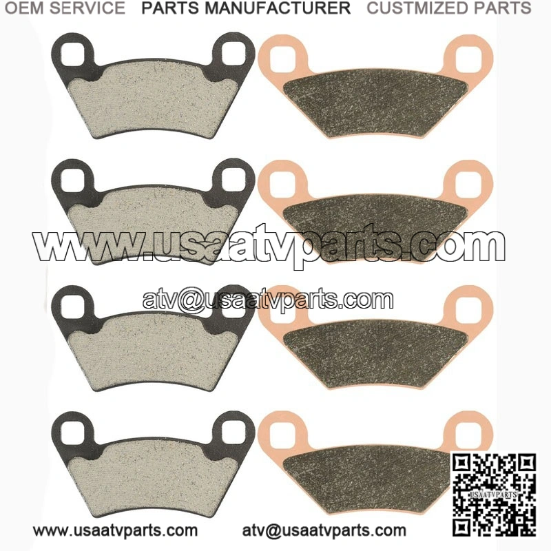 2x Front & Rear Brake Pads for Polaris Sportsman 570 X2 EPS 2015-2016 2018-2021