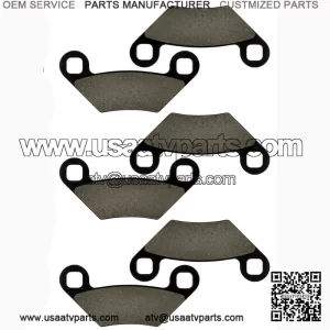 Front Rear Brake Pads for Polaris Sportsman 550 EFI Eps Touring 2010-2014