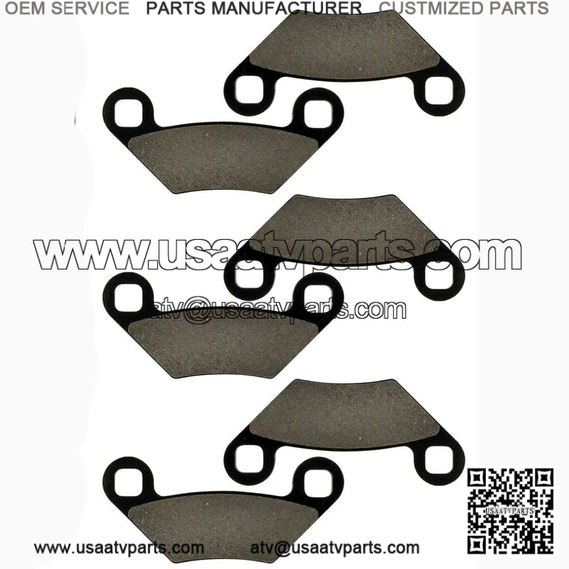 Front Rear Brake Pads for Polaris Sportsman 550 EFI Eps Touring 2010-2014