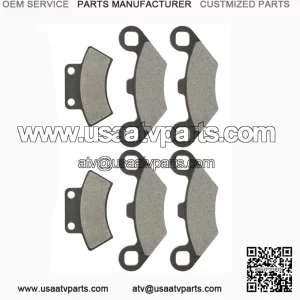 Front Rear Brake Pads for Polaris Sportsman 500 1996 1997