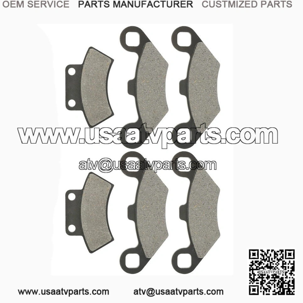 Front Rear Brake Pads for Polaris Sportsman 500 1996 1997