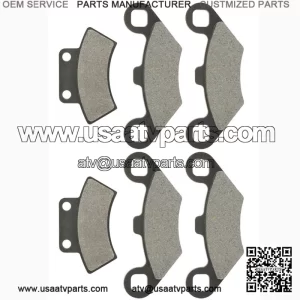 Brake Pads for Polaris Xplorer 300 4X4 1996 1997 1998 99 2000 Front Rear Brakes