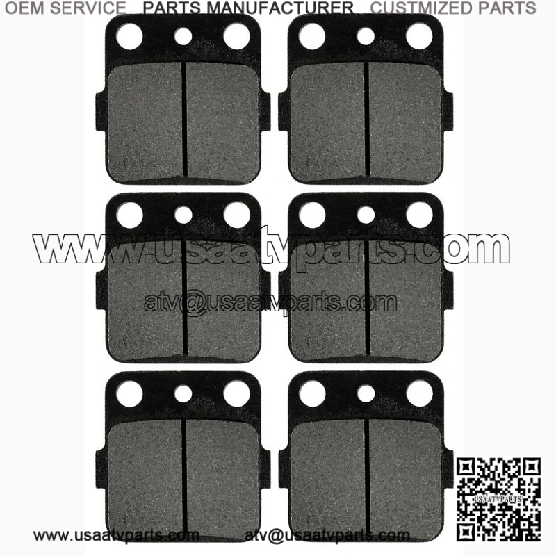 Front & Rear Brake Pads for Honda TRX300EX Fourtrax 300Ex 1993-2008