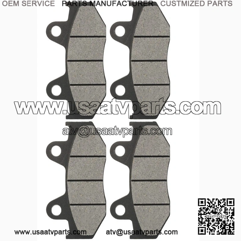 Caltric Front and Rear Brake Pads for for Honda ATC250R 1985 1986