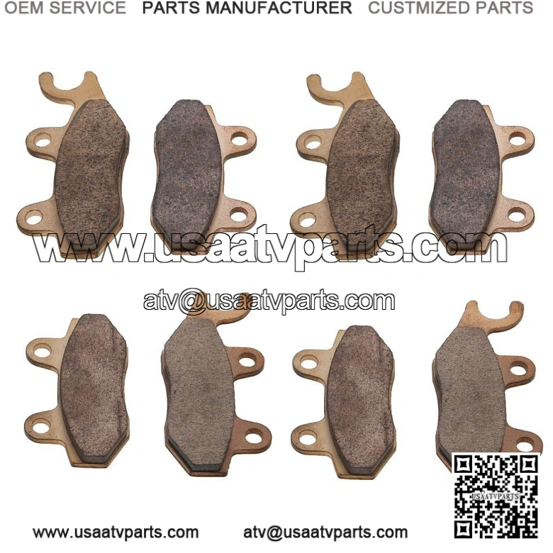 Brake Pads for Rhino YXR700 4X4 2011-2013 Front and Rear by Race-Driven