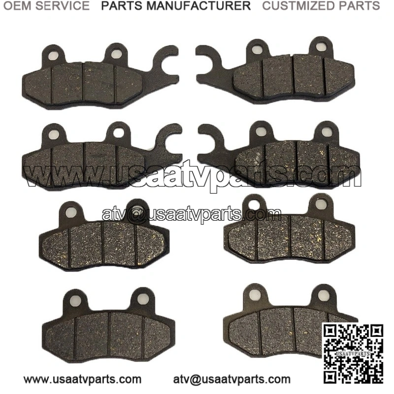 Brake Pads for Rhino 700 YXR700 Fi 4X4 2008-2013 Front Rear Brakes