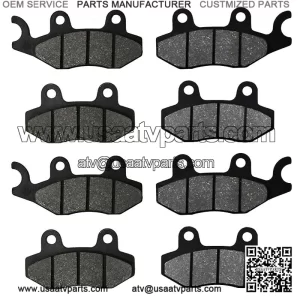 Front&Rear Brake Pads Motorcycle for ATV YXR700F Rhino 700 4x4 Fi 2008-14