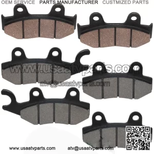 Front Rear Brake Pads for YFZ450 2012 2013 / YFZ450R 2009-2017