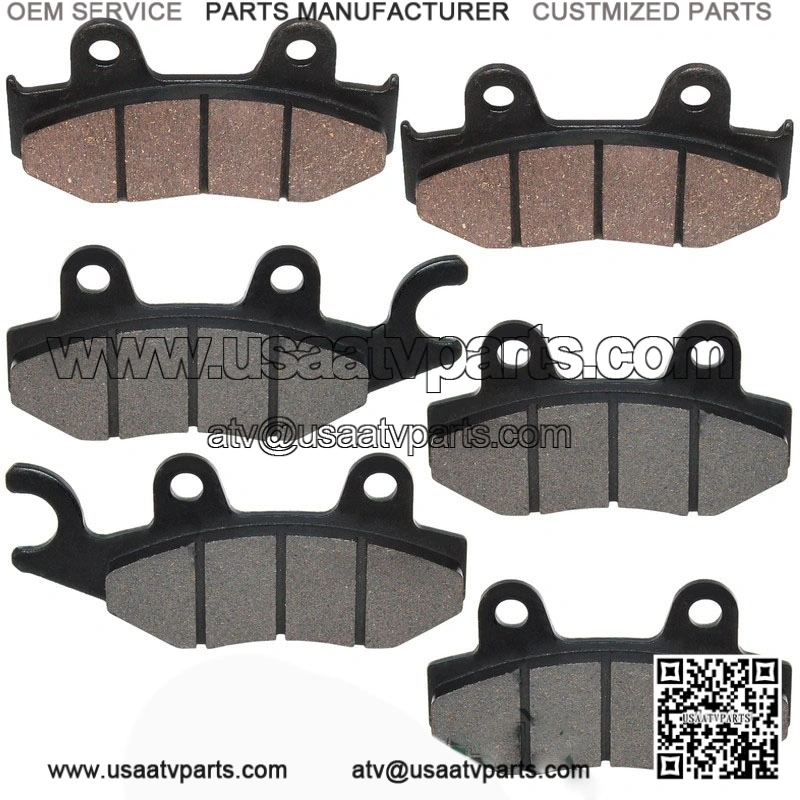 Front Rear Brake Pads for YFZ450 2012 2013 / YFZ450R 2009-2017