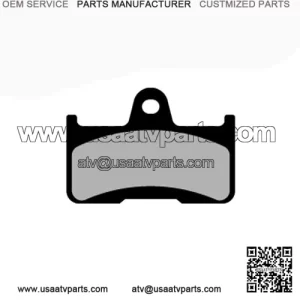 2005 Yam YFM660FAH Grizzly 660 Hunter ATV Vesrah Semi-Metallic Brake Pads [Rear]