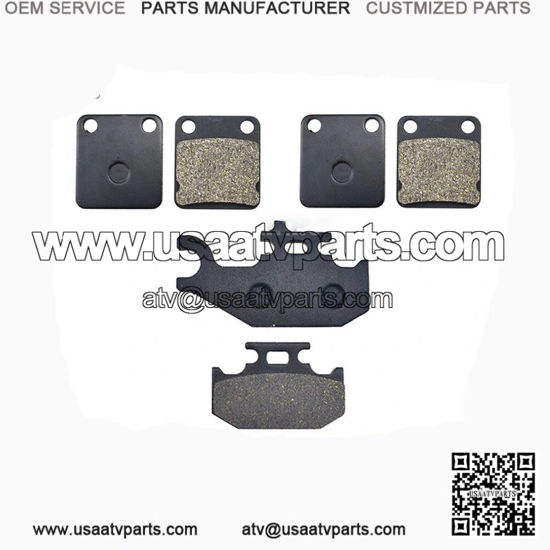 FRONT REAR Brake Pads for YFM 450 FAR FAS Kodiak 5ND3 4 2003 2004