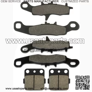 Brake Pads for Kawasaki KFX450R KFX 450 R 2008-2014 Front Rear Brakes