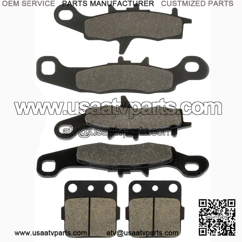 Brake Pads for Kawasaki KFX450R KFX 450 R 2008-2014 Front Rear Brakes