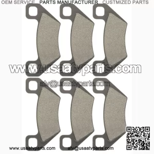 Front Rear Brake Pads for Arctic Cat Mud Pro 650 4X4 H1 2010 / 4X4 2010 2011