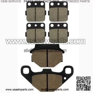 Front & Rear Brake Pads for Suzuki LT-F500F LTF500F Vinson 500 4WD 2004-2008