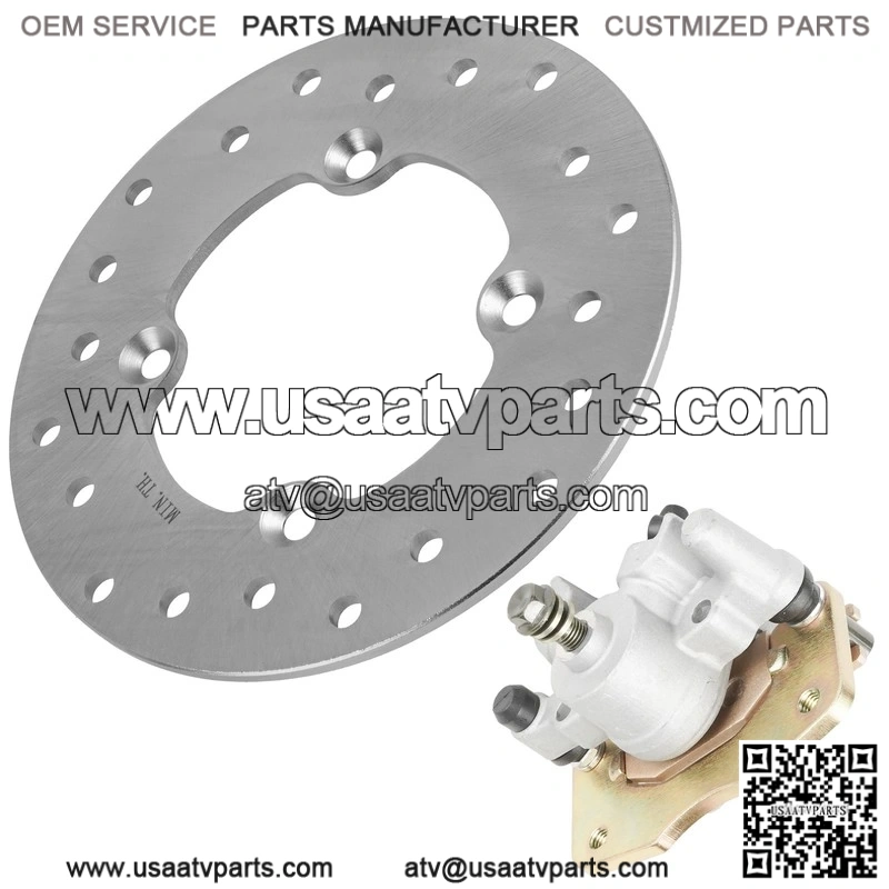 For Can-Am Outlander 800R / MAX 800R 2006-2008 Rear Brake Disc Rotor W/ Caliper - Image 3