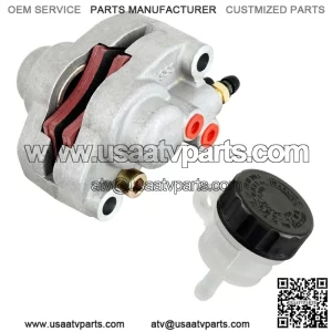 Rear Brake Caliper Pads Fluid Reservoir for Polaris Predator 500 LE 2003-2007