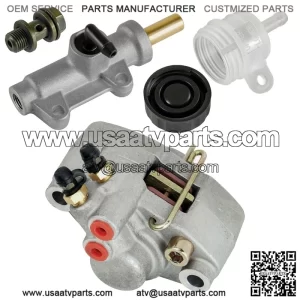 Rear Brake Caliper with Master Cylinder and Reservoir for Polaris Trail Blazer 250 2001-2003