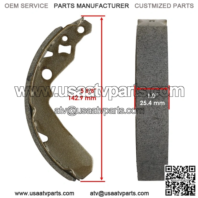 Front Brake Cylinder Left or Right with Brake Shoe for Kawasaki Mule 610 KAF400 2005-2009 - Image 3