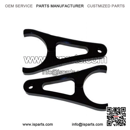 Black Horizontal Clip On Light Mount for ATV UTV (2 Inch)