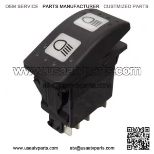 Hi/Low Light Switch 710001725, OEM Can Am 2011-2017 Commander and Maverick.