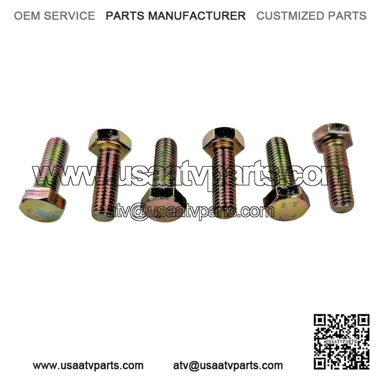 Hex Screw M8 x 25 207182544 Can-Am/Ski-Doo (Pack of 6)