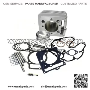 For 400EX 400X ?C 87mm Big Bore Kit +2 Cylinder Piston 416cc Top End Rebuild Parts Kit.