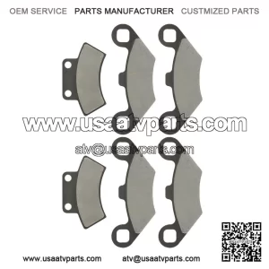 Front Rear Brake Pads??Polaris Xplorer 300 4X4??1996 1997 1998 1999 2000