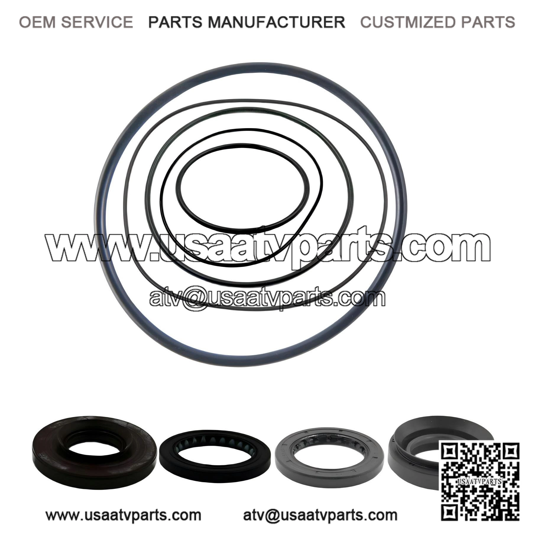Suzuki Rear Differential Seal Kit fits 400 Eiger, King Quad 500, Vinson, 2002 - 2024