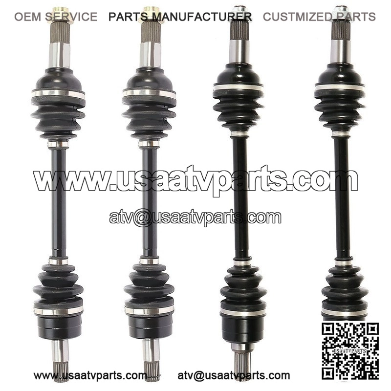 Fits Yamaha Grizzly 550 2009-2014, Front & Rear & Left & Right, 4 CV Axles