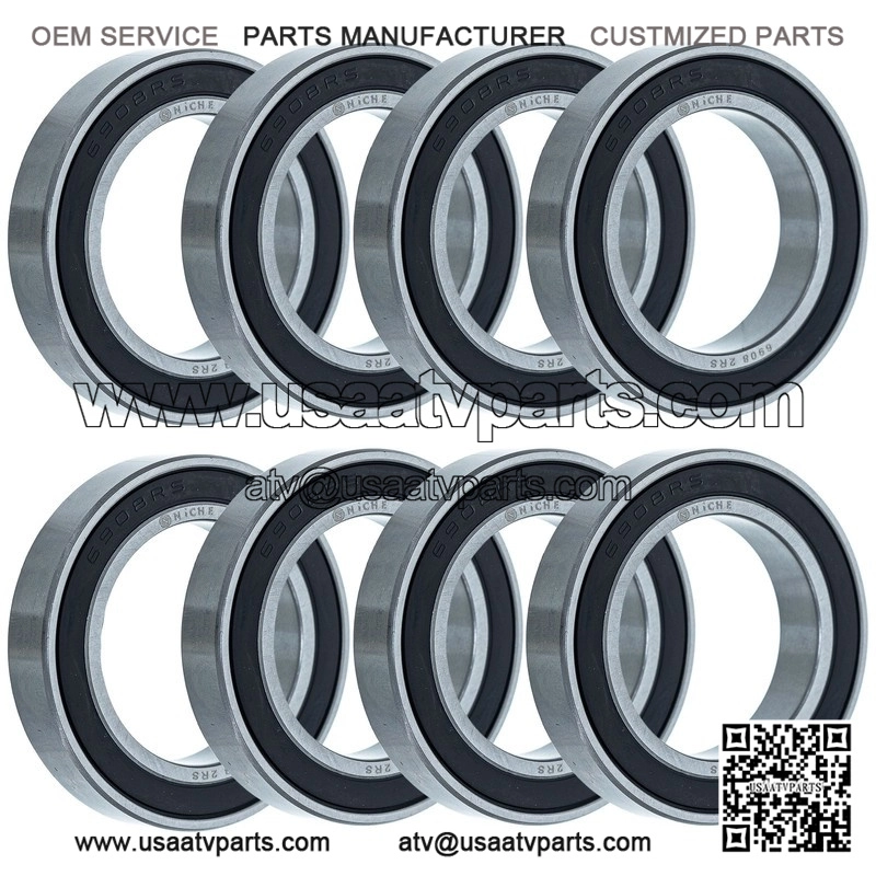 Wheel Bearing 40x62x12 8 Pack for Can-Am DS 450 X XC MX Yamaha YFZ450