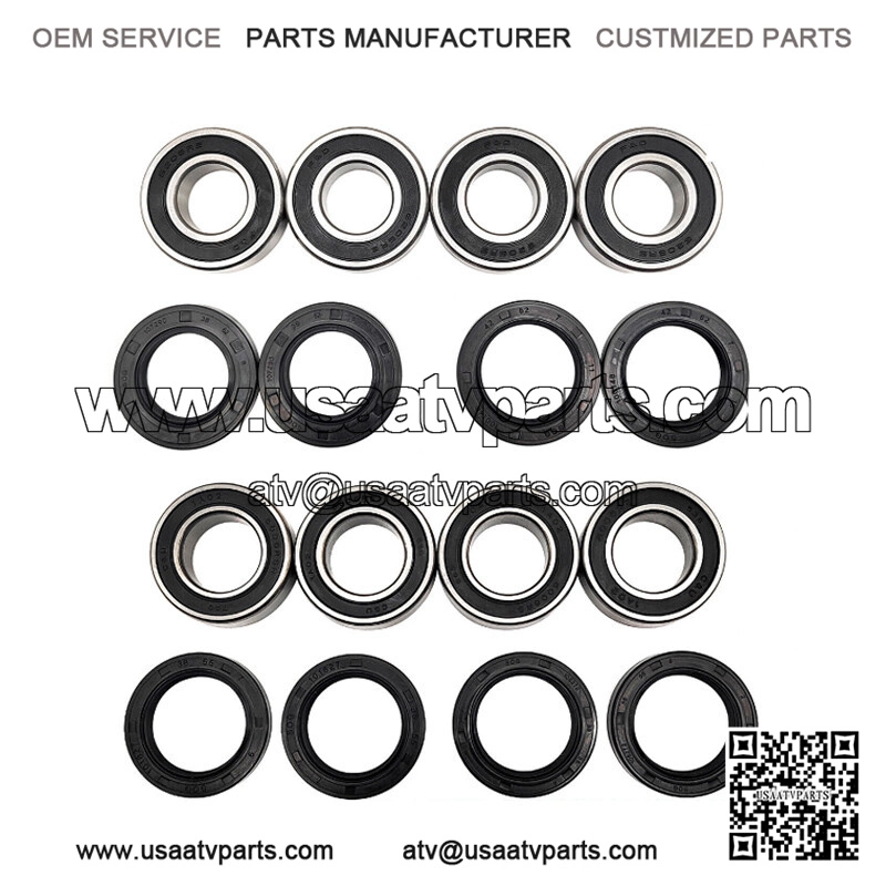 For Odes 800 Dominator Raider 4, Four Wheel Axle Hub Bearing Seal Kit Parts